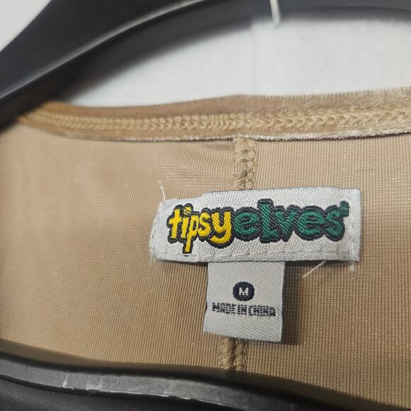 Tipsy Elves Lion Jumpsuit Costume Unisex Size Medium - Picture 3 of 5